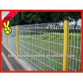 Vinly square wire mesh fence and post